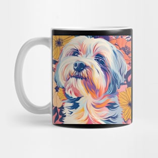 Lhasa Apso in 80's Mug